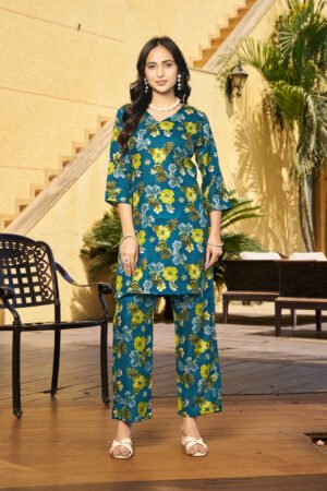 fabric super magic cotton sky butti corset set (copy)