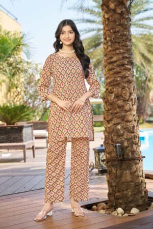 fabric super magic cotton sky butti corset set