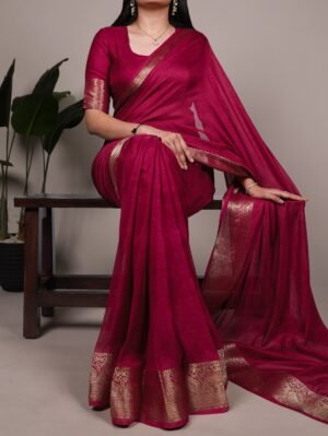 lightweight, soft, and irresistibly smooth this marsh mello saree is designed for women who adore comfort without compromising on style ynf7908blk